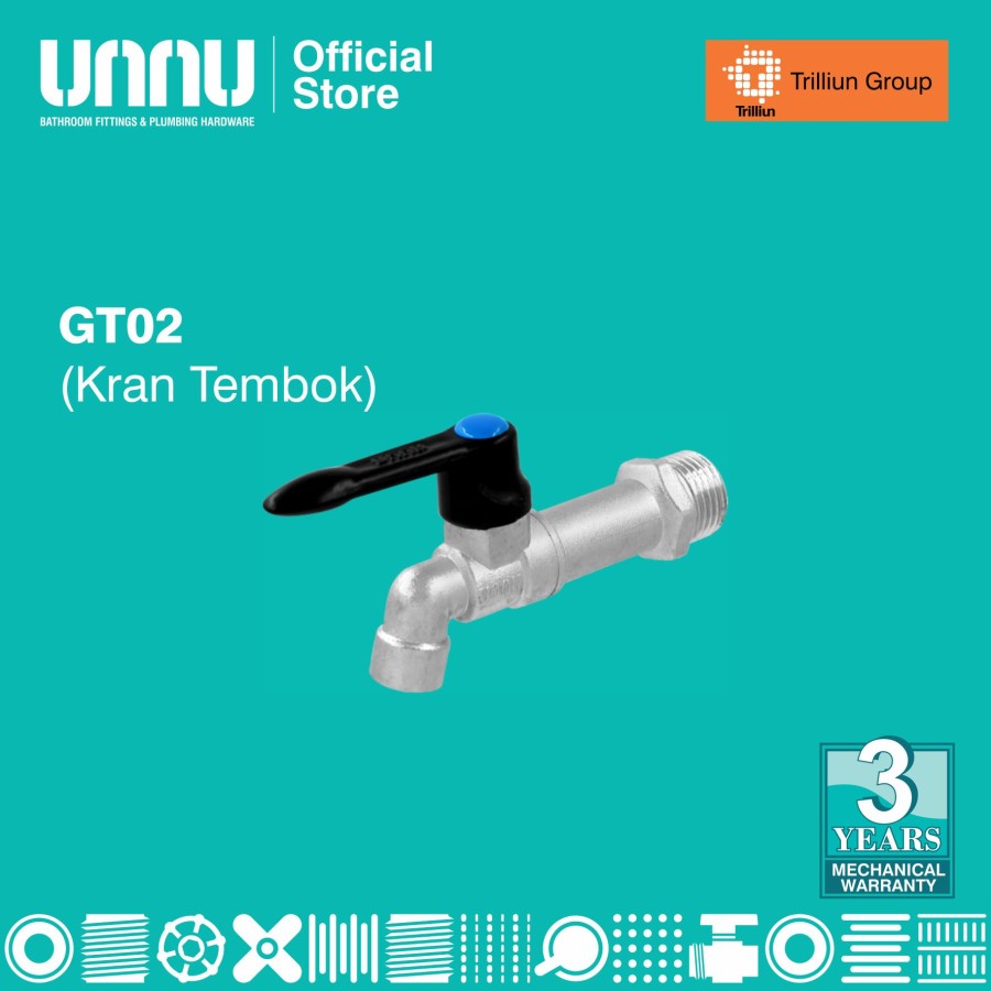 unnu kran tembok gt02 3 per 4 1