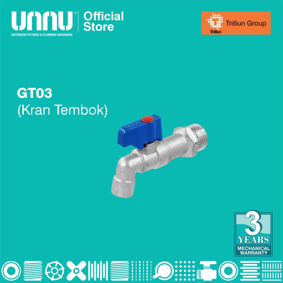 unnu kran tembok gt03 3 per 4 1