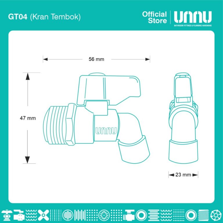 unnu kran tembok gt04 1 per 2 2