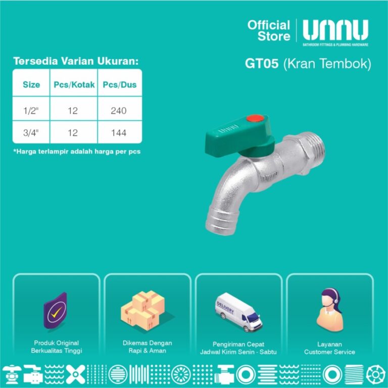 unnu kran tembok gt05 1 per 2 2