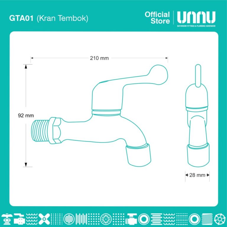 unnu kran tembok gta01 1 per 2 2