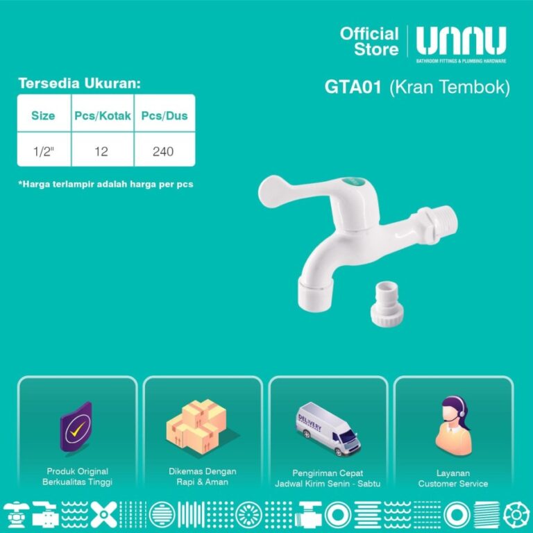 unnu kran tembok gta01 1 per 2 3