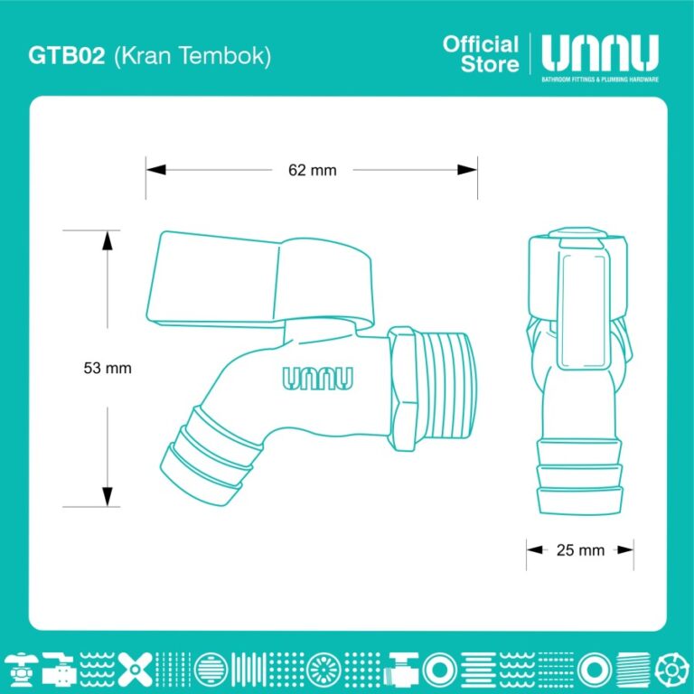 unnu kran tembok gtb02 1 per 2 2