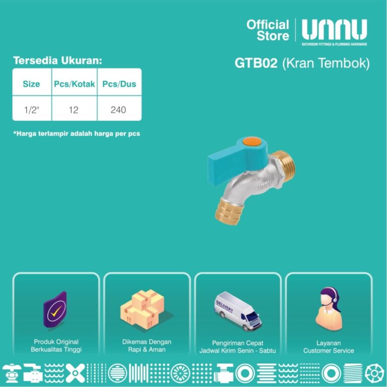 unnu kran tembok gtb02 1 per 2 3