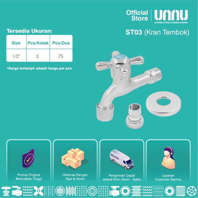 unnu kran tembok tap st03 1 per 2 3