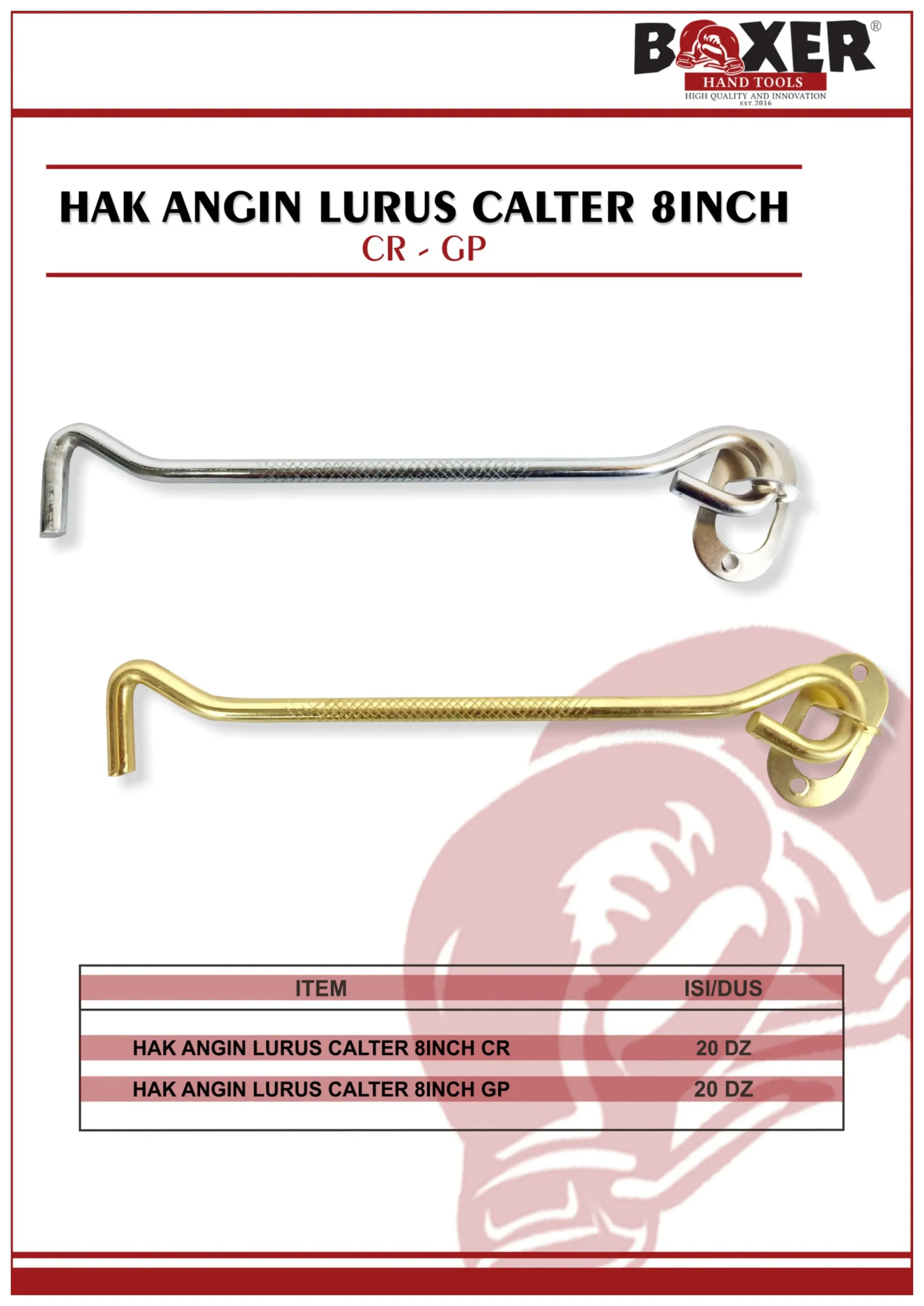 z boxer hak angin calter