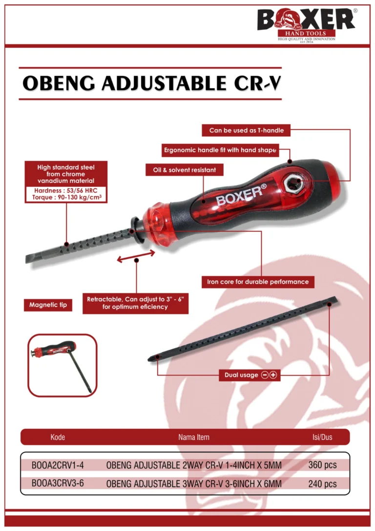 z boxer obeng adjustable crv