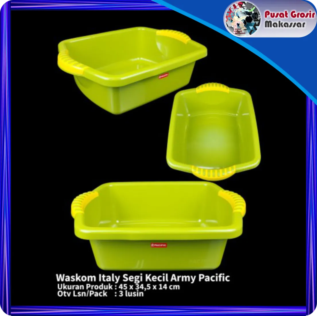 baskom italy segi army kecil pasific