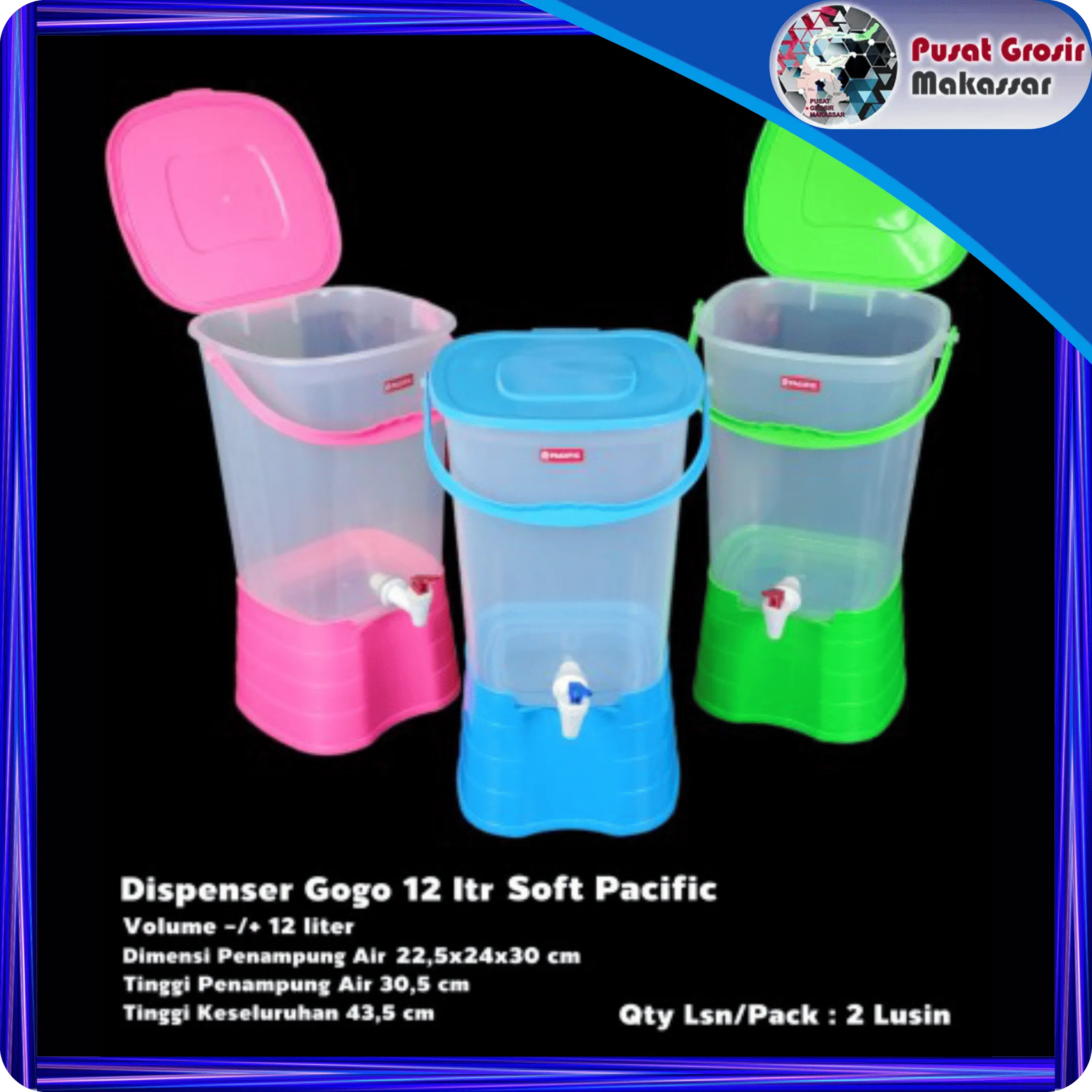 dispenser gogo 12 ltr soft pasific