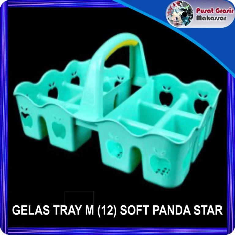 gelas tray m (12) soft panda star