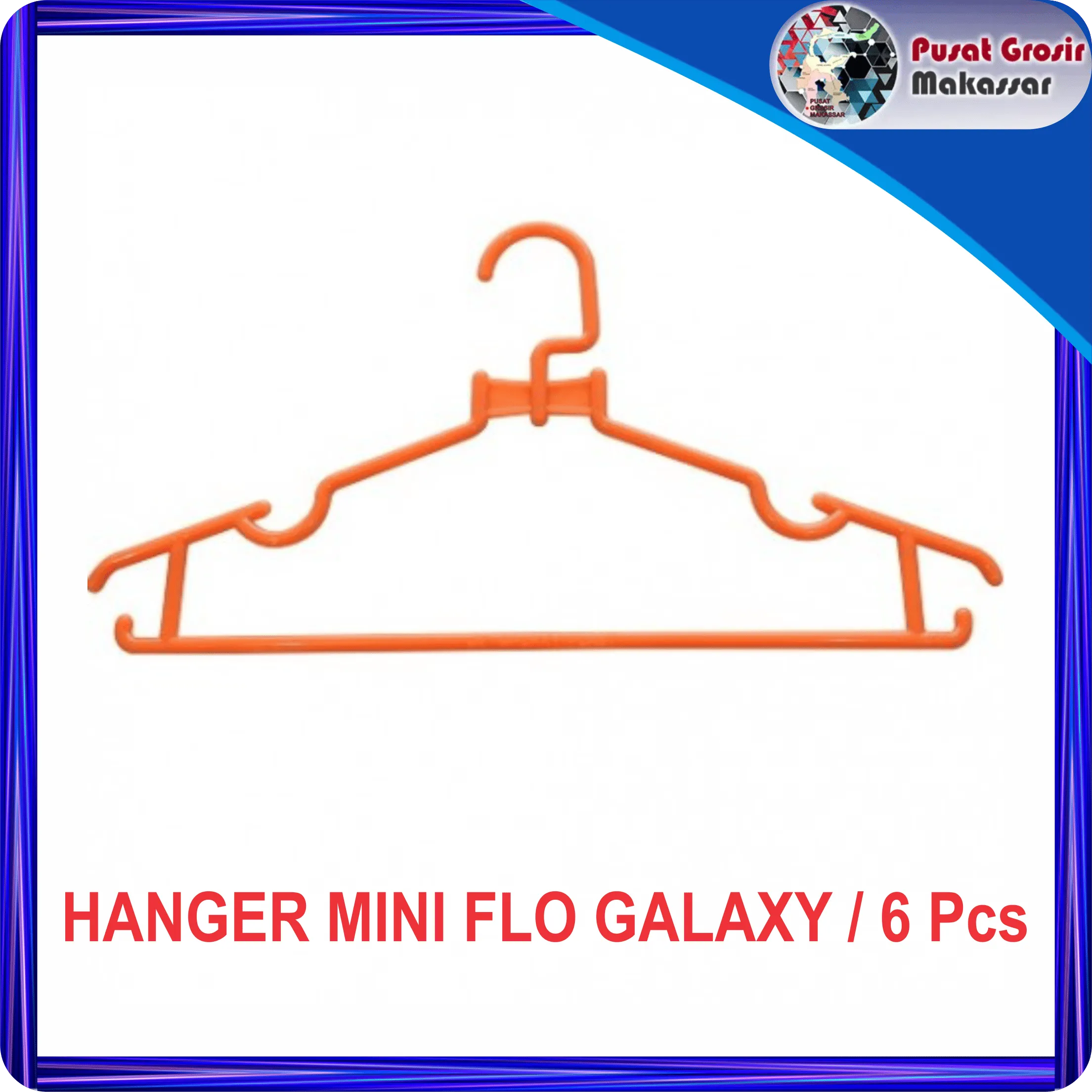 hanger mini flo galaxy per 6 pcs