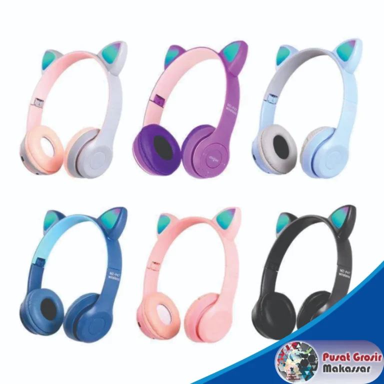 headphone bluetooth model kucing mz47 3