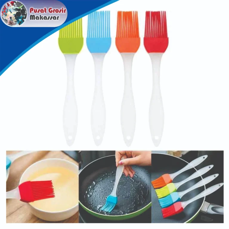 kuas kue silikon gagang putih 2