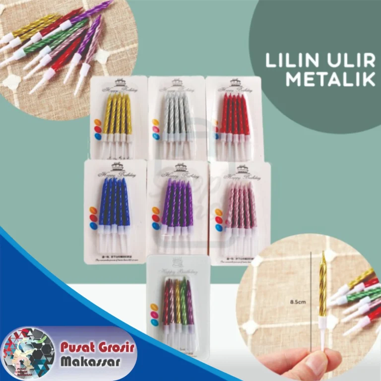 lilin ukir metalik isi 10 pcs 1