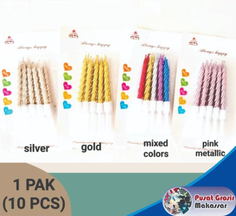 lilin ukir metalik isi 10 pcs 2