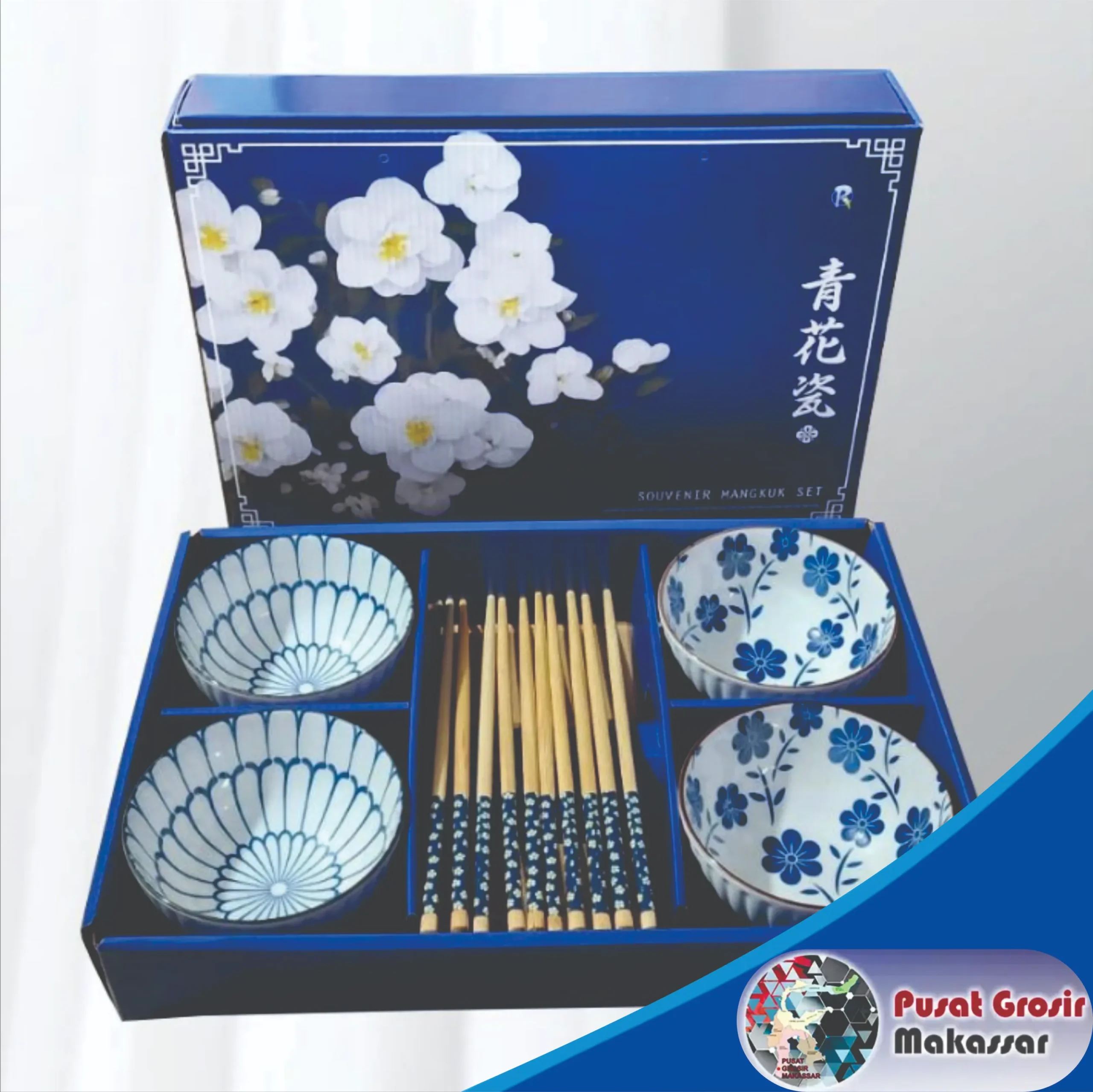 mangkok set sumpit 4 pcs 2