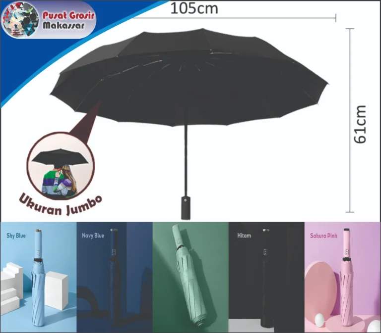payung lipat jumbo 105 cm otomatis 1