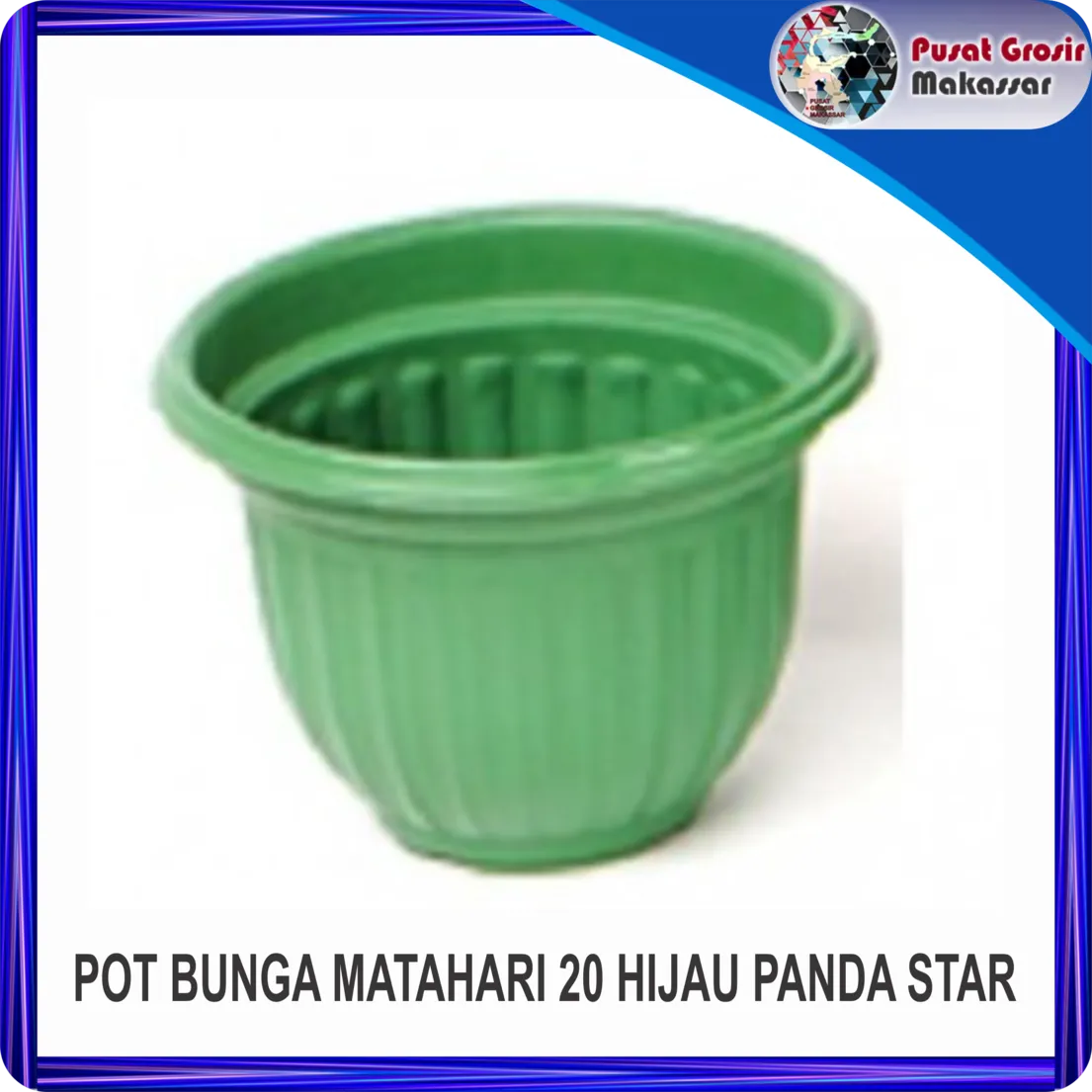 pot bunga matahari 20 hijau panda star