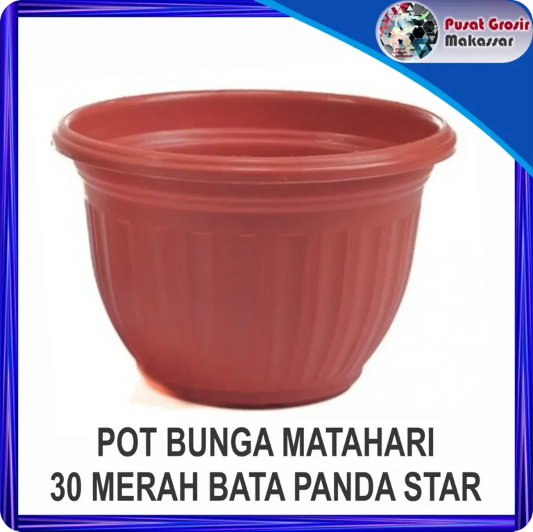 pot bunga matahari 30 merah bata panda star