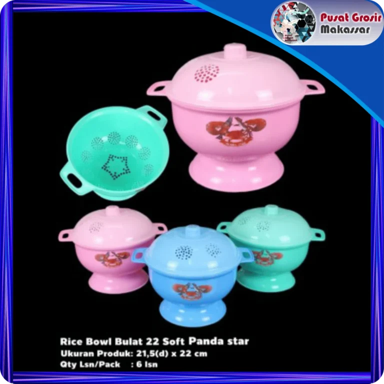 rice bowl bulat soft panda star