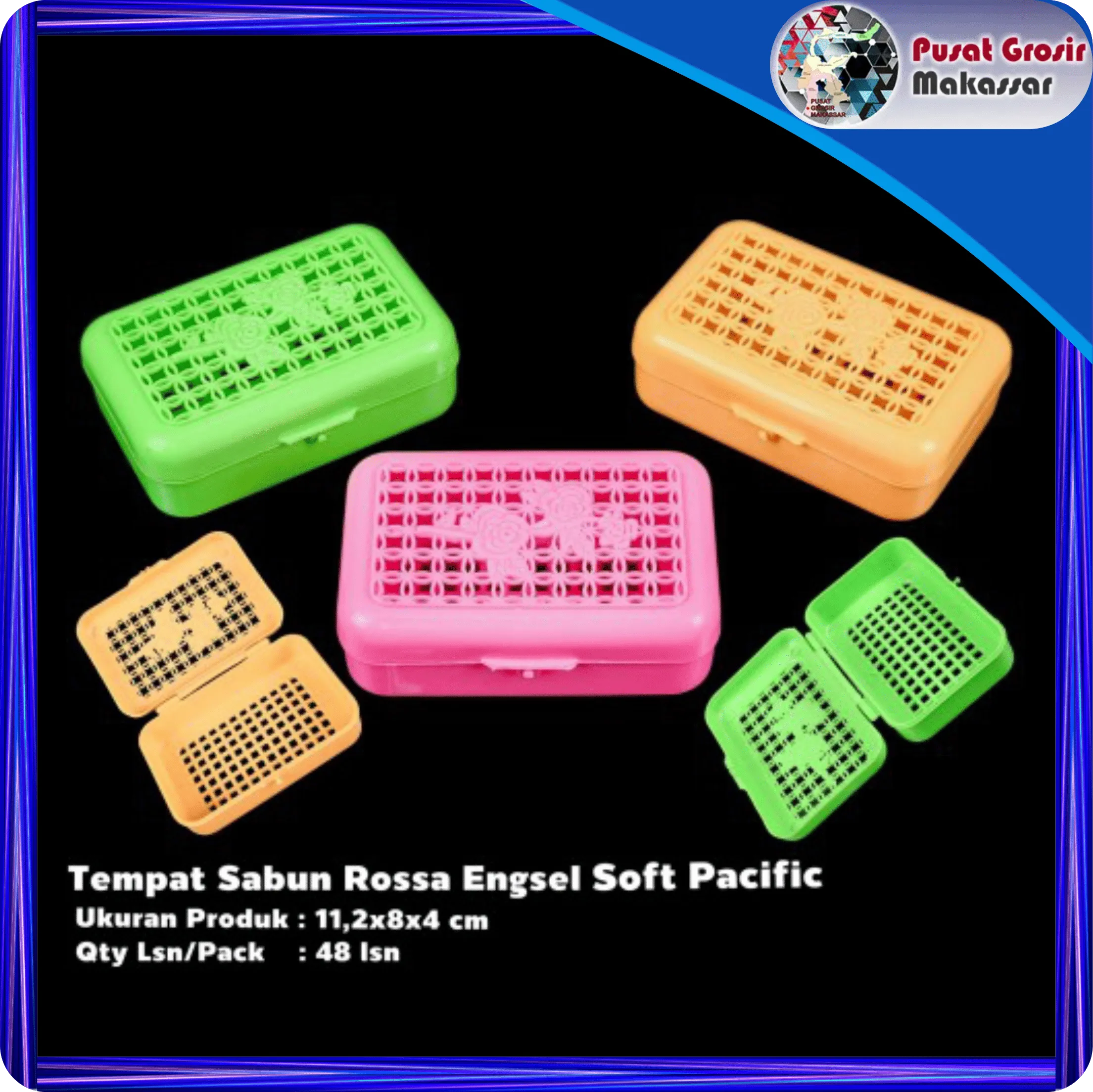 tempat sabun rossa engsel soft pasific