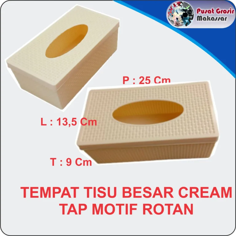 tempat tisu besar cream tap motif rotan 9 11zon