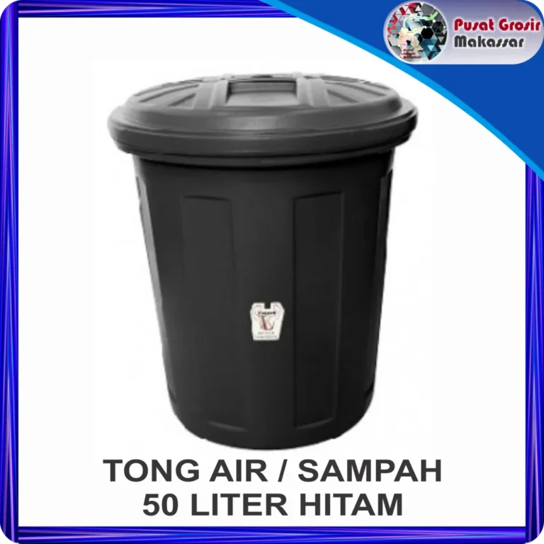 tong air sampah 50 liter hitam