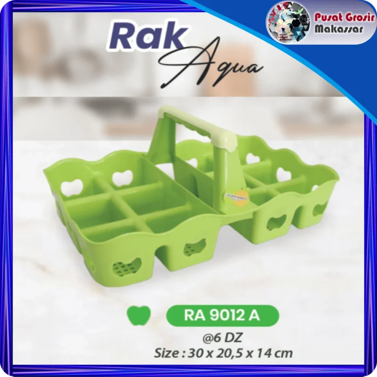 rak aqua 12 pcs hijau ra 9012a h