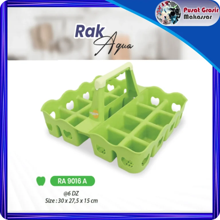 rak aqua 16 pcs hijau rak 9016a h