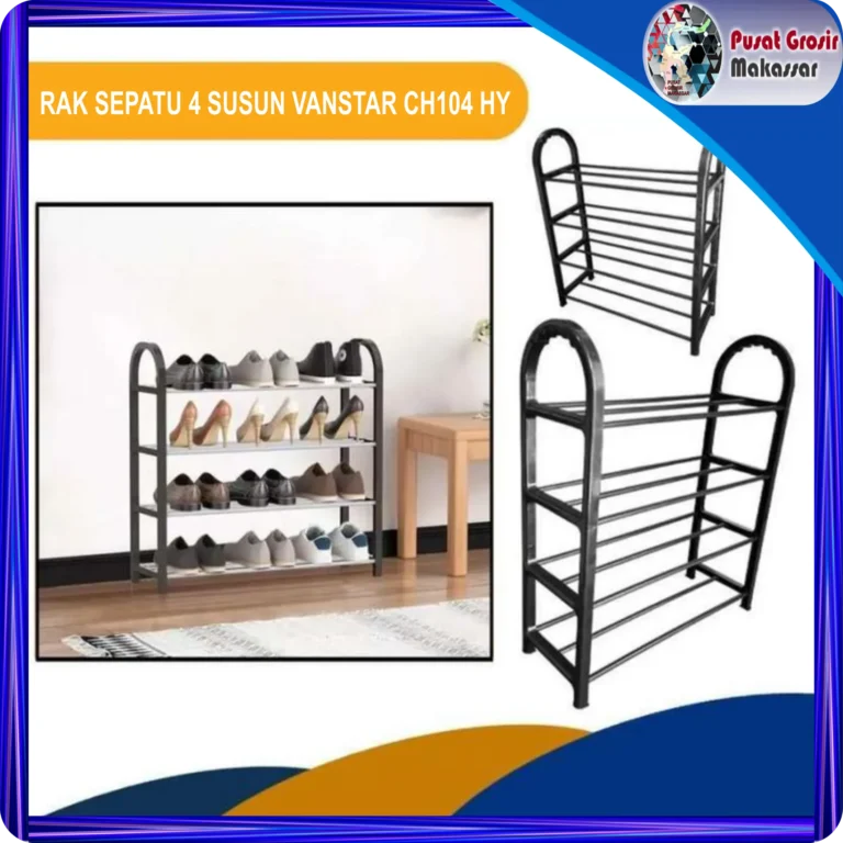 rak sepatu 4 susun vanstar ch104 hy