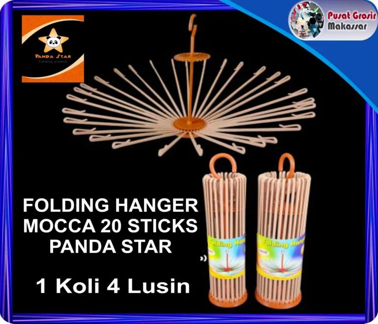 folding hanger mocca 20 sticks panda star