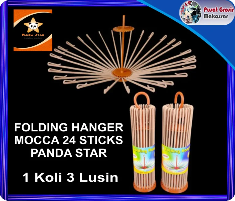 folding hanger mocca 24 sticks panda star