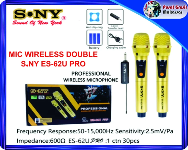 mic wireless double s.ny es 62u pro