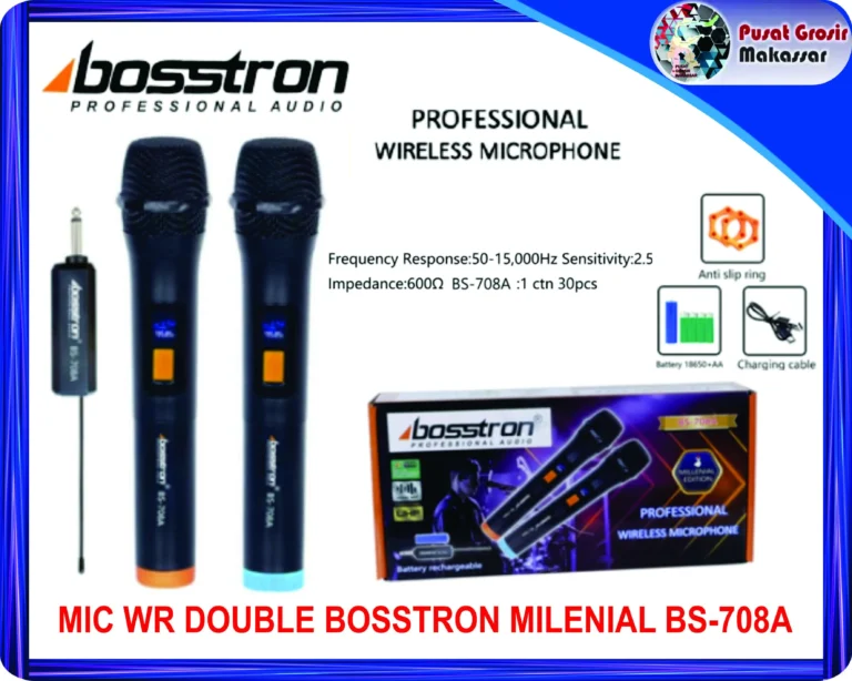 mic wr double bosstron milenial bs 708a