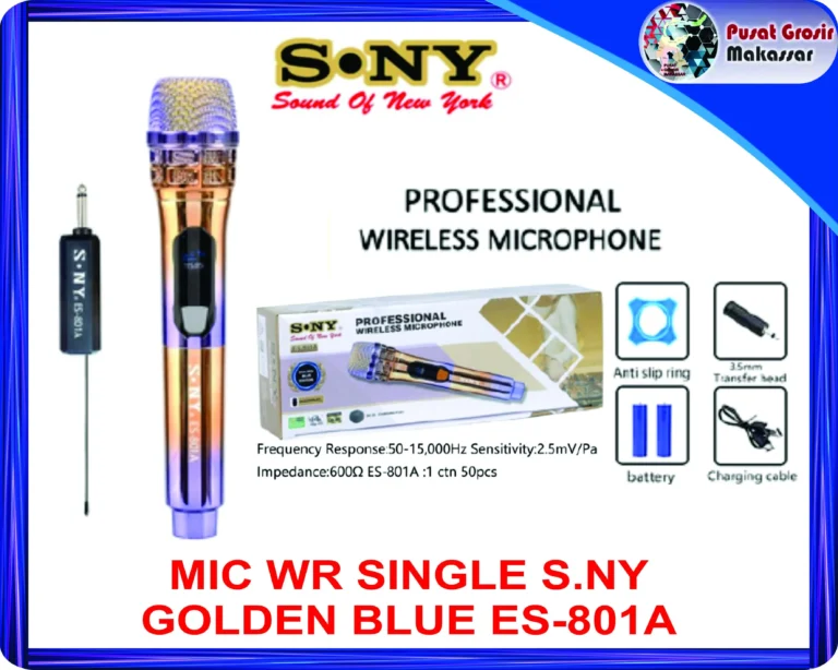 mic wr single s.ny golden blue es 801a