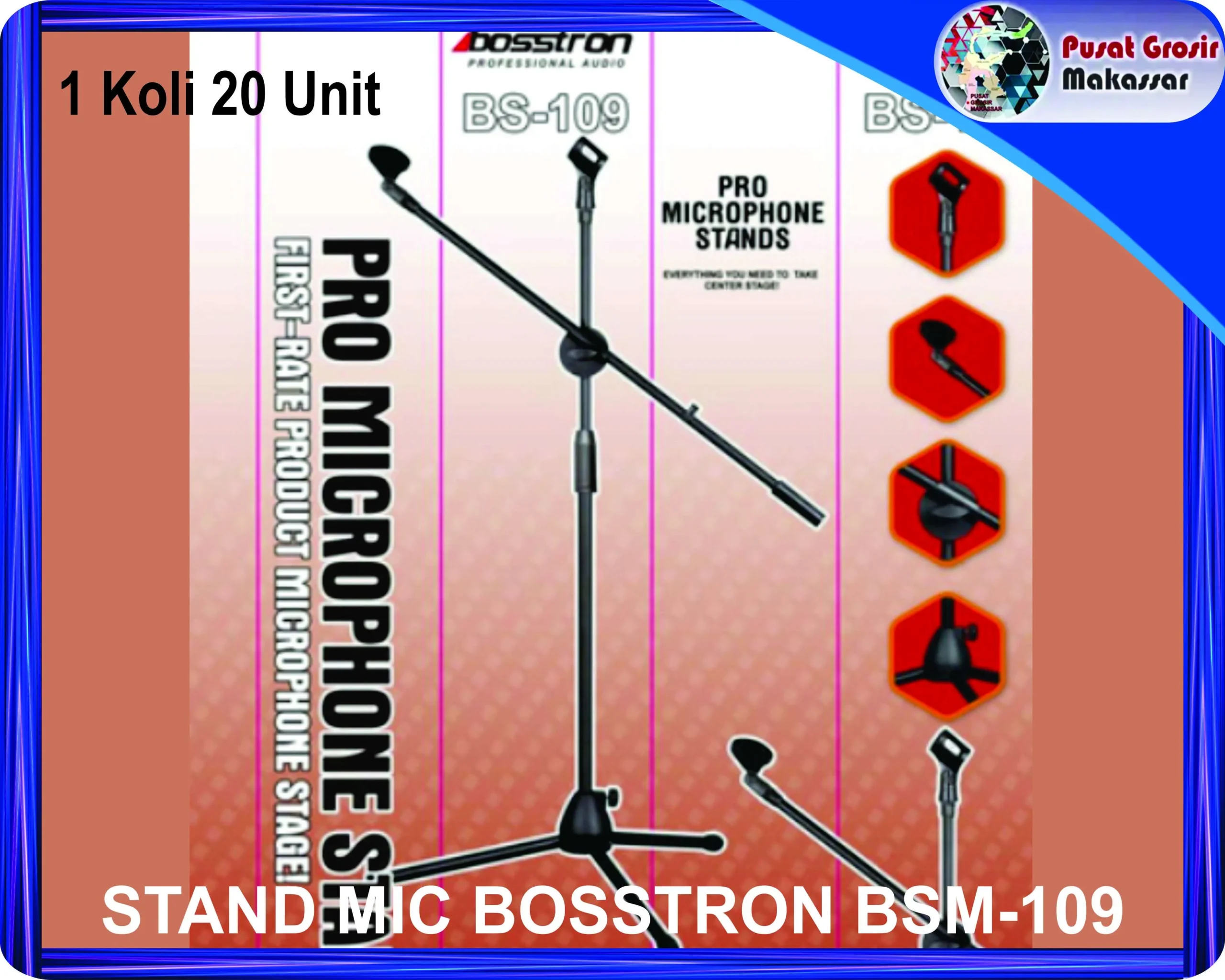 stand mic bosstron bsm 109