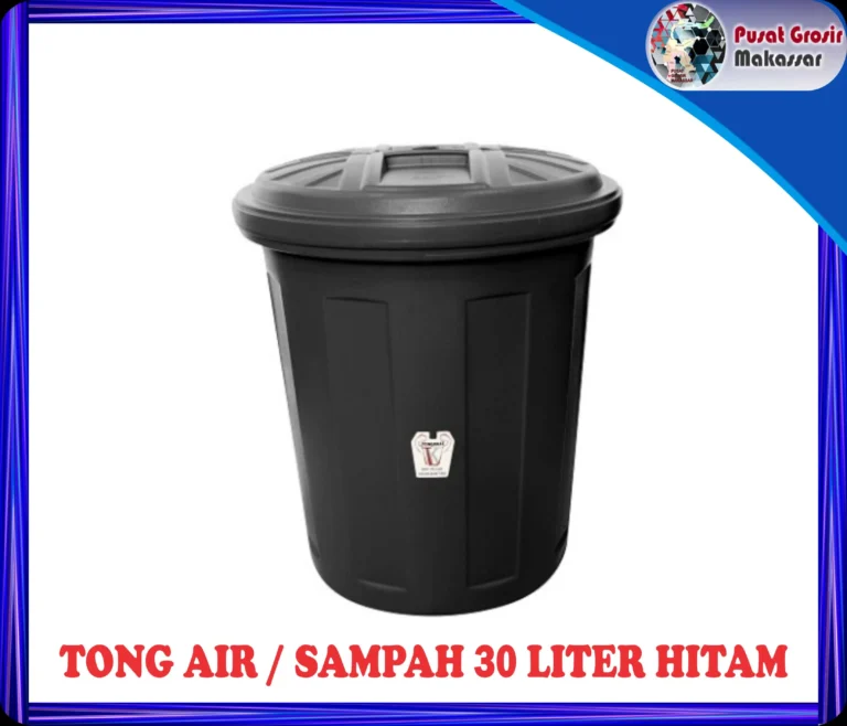 tong air sampah 30 liter hitam