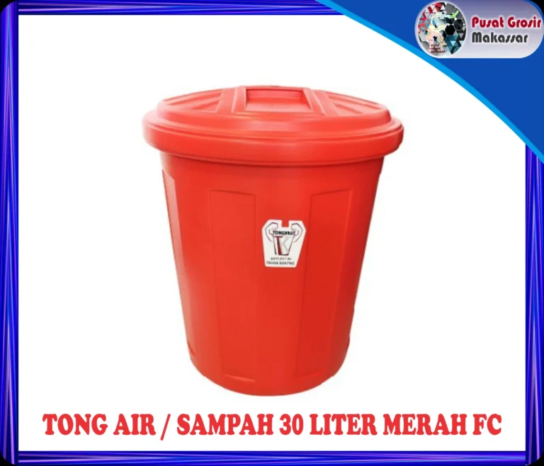 tong air sampah 30 liter merah fc
