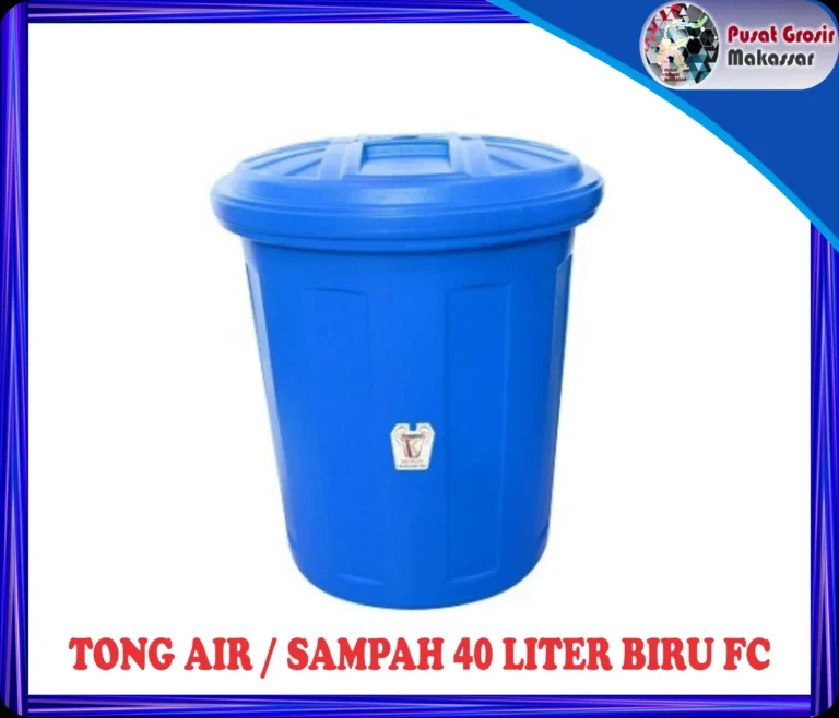 tong air sampah 40 liter biru fc