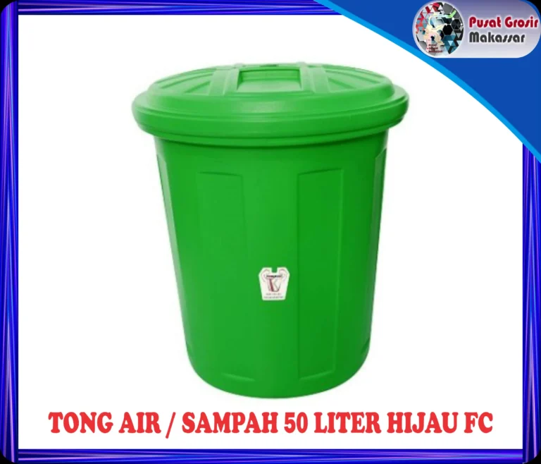 tong air sampah 50 liter hijau fc