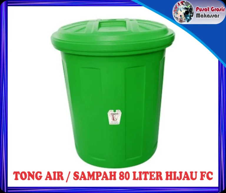 tong air sampah 80 liter hijau fc