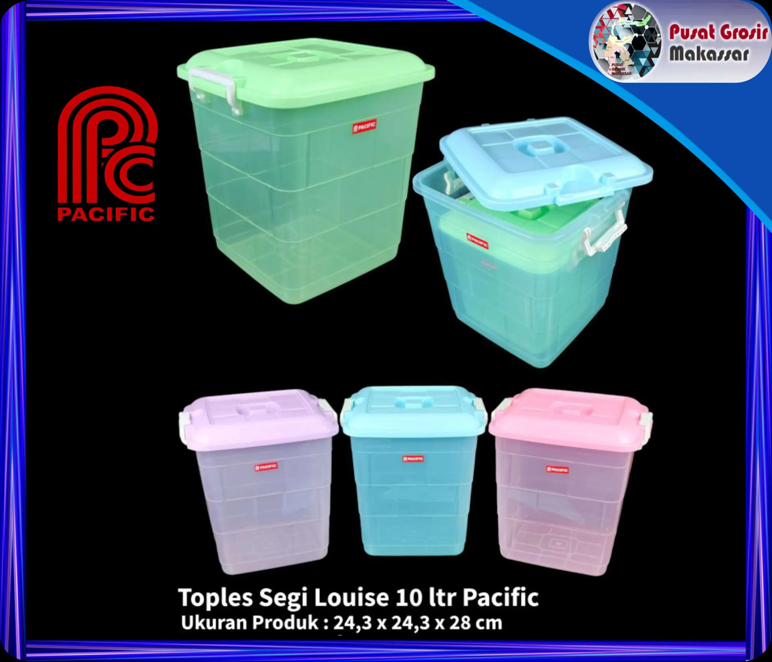 toples segi louise 10 ltr pasific