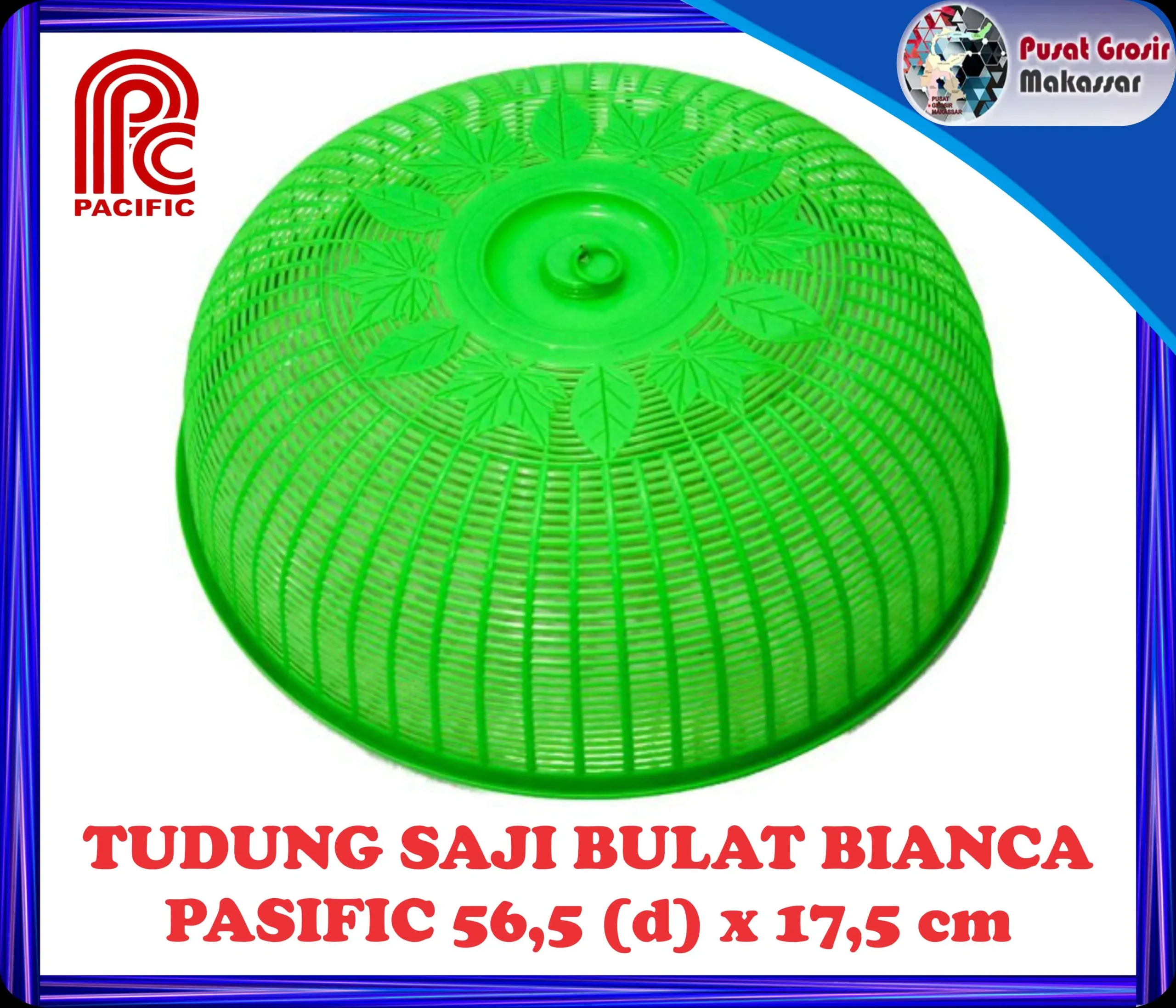 tudung saji bulat bianca pasific 56,5 (d) x 17,5 cm