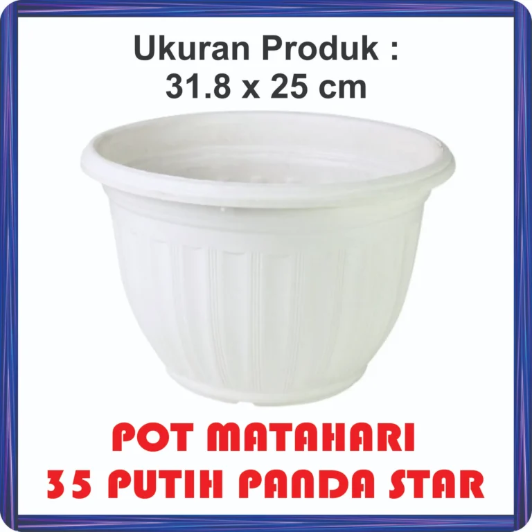 pot matahari 35 putih panda star