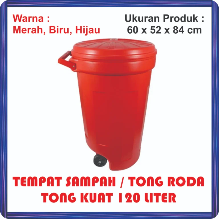 tempat sampah tong roda tk 120 lt