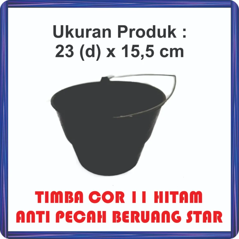 timba cor 11 hitam anti pecah beruang star