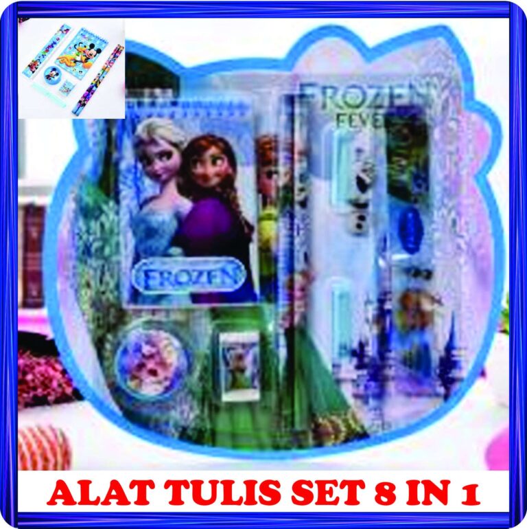 alat tulis set 8 in 1