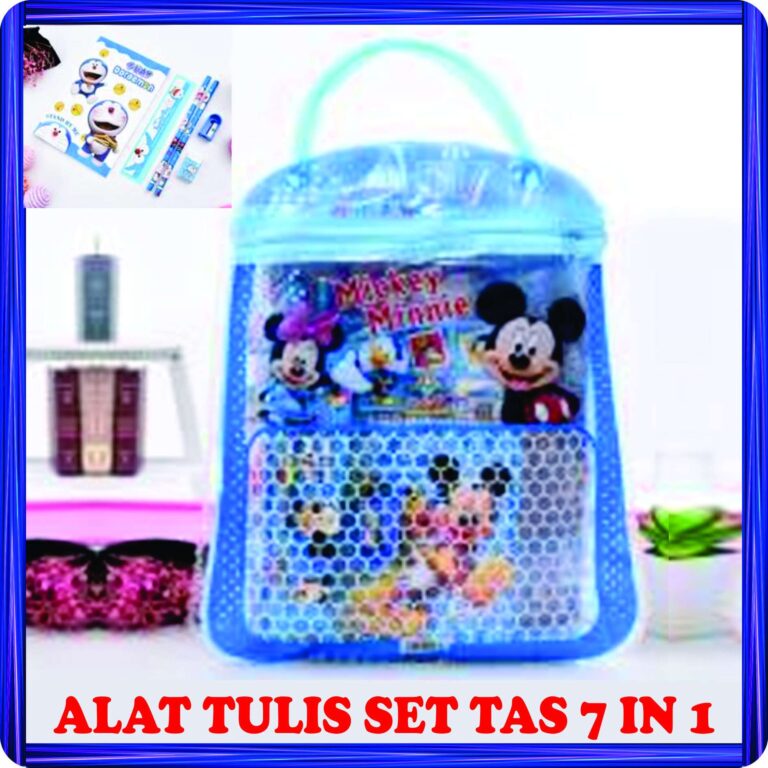 alat tulis set tas 7 in 1