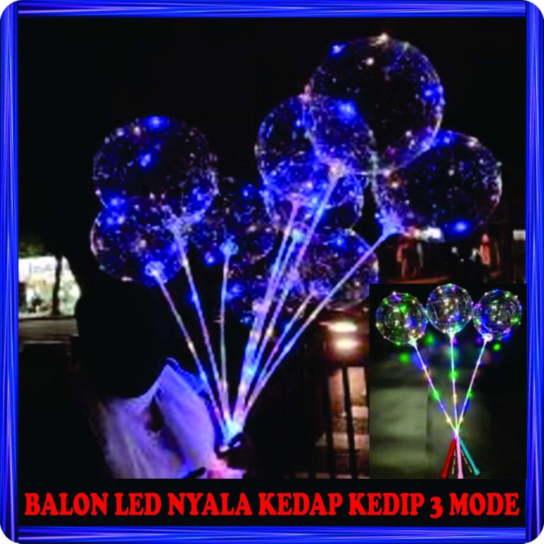 balon led nyala kedap kedip 3 mode