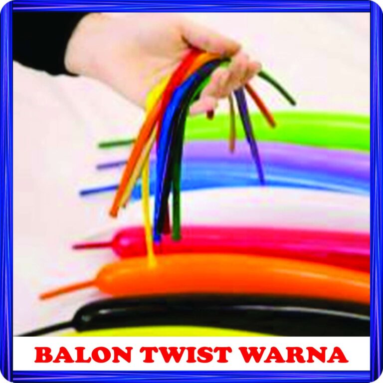 balon twist warna